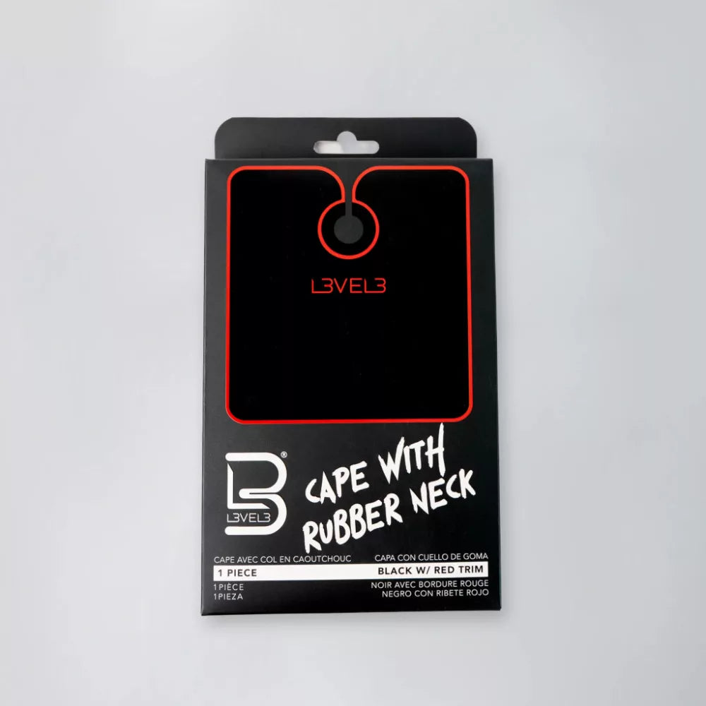 L3VEL3 - Cape With Rubber Neck - Beterítő Kendő Gumis Nyakkal Fehér vagy Fekete
